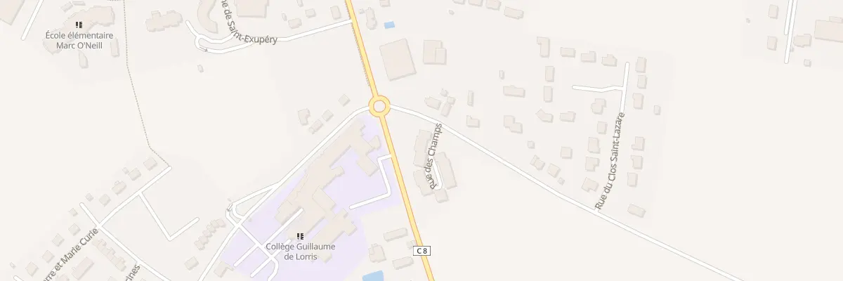 Plan du 6 Rue des Champs à Lorris