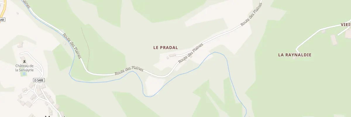 Plan du 5009 Le Pradal à Mouret