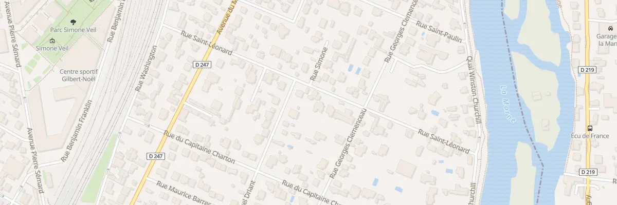Plan du 22B Rue Saint-Léonard à Saint-Maur-des-Fossés