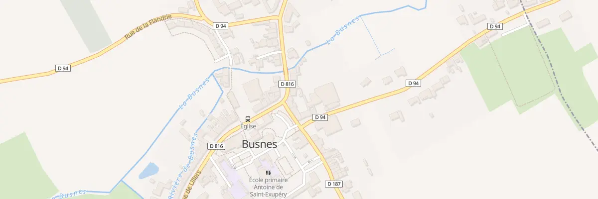 Plan du 22 Rue de Saint-venant à Busnes