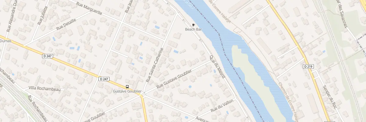 Plan du 25 Rue Gustave Goublier à Saint-Maur-des-Fossés