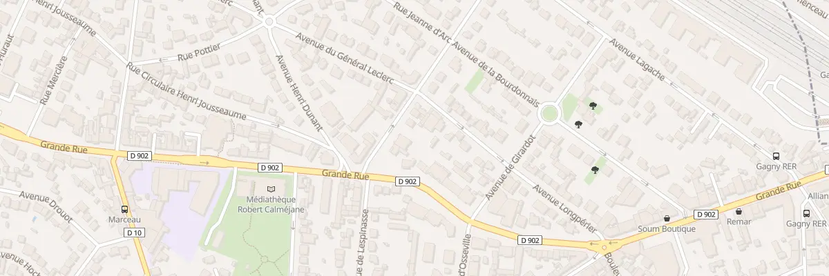 Plan du 8 Rue de la Montagne Savart à Villemomble