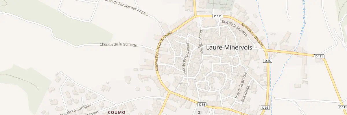 Plan du 4 Rue du Portail Bousquet à Laure-Minervois