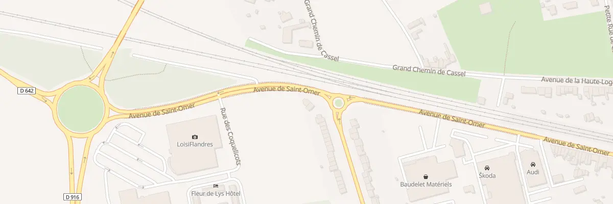 Plan du 425 Rue de Calais à Hazebrouck