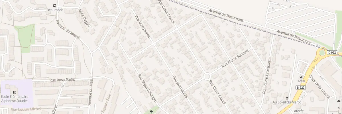 Plan du 46 Rue Jean Jaures à Fosses