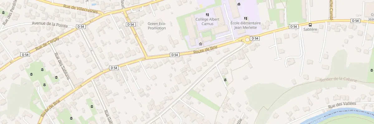 Plan du 142B Rte de Brie à Brunoy