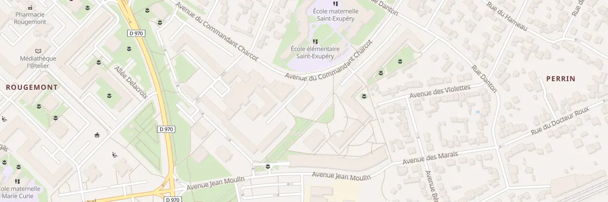 Plan du 1 All Maryse Hilsz à Sevran