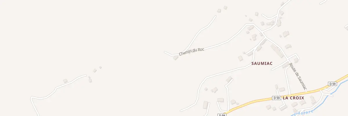 Plan du 5 Che du Roc à Laroquevieille