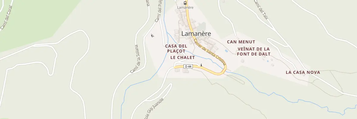 Plan du 32B Le Village à Lamanère