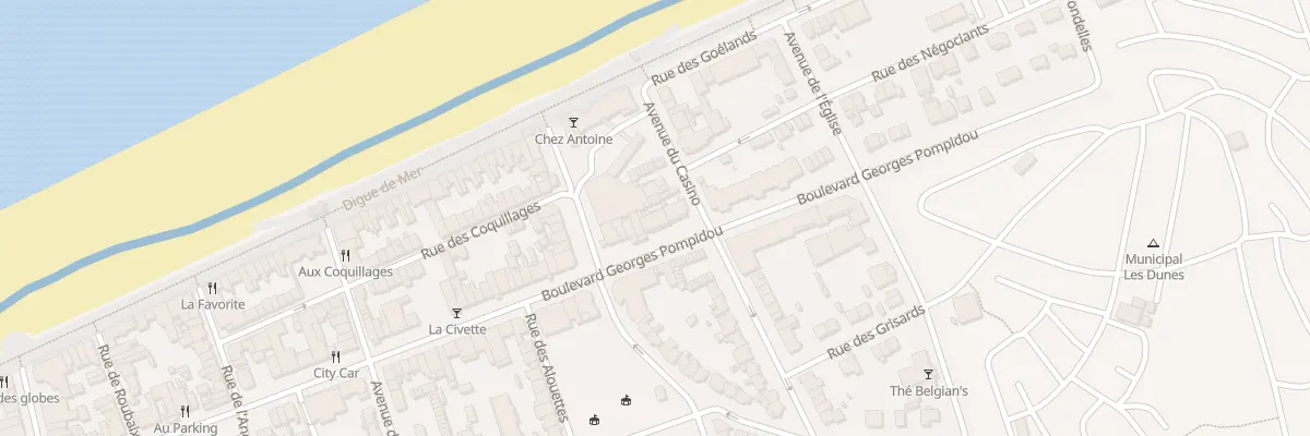 Plan du 901 Bd Georges Pompidou à Bray-Dunes