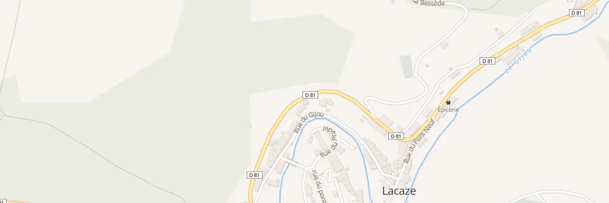 Plan du 6 Av du Poids Public à Lacaze