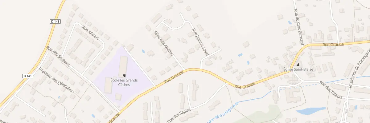 Plan du 894 Rue Grande à Saint-Fargeau-Ponthierry