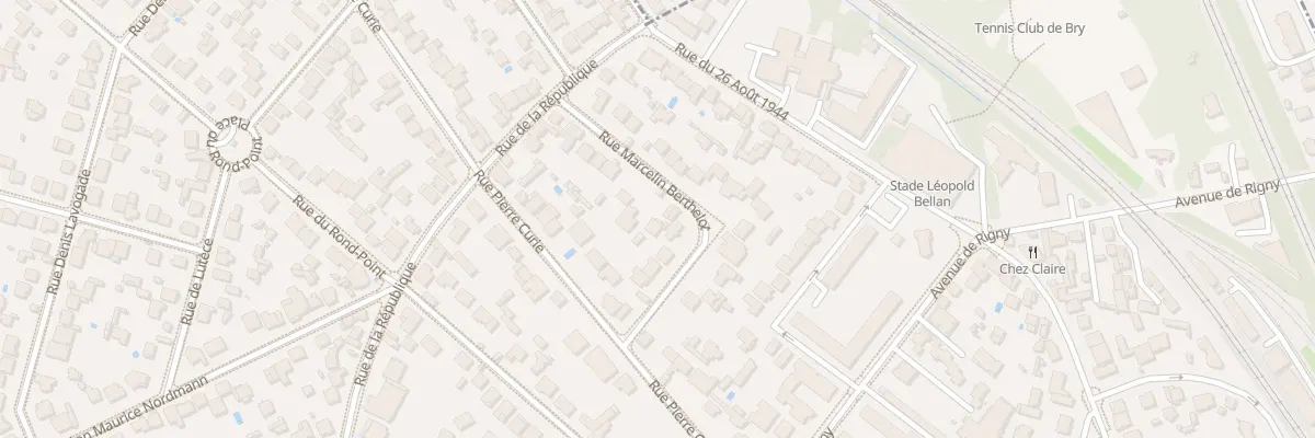 Plan du 14 Rue Berthelot à Bry-sur-Marne
