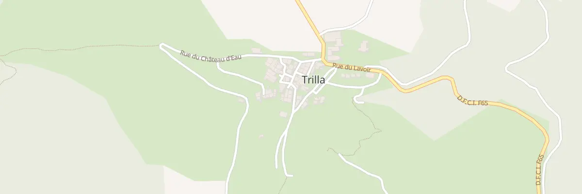 Plan du 26 Le Village à Trilla