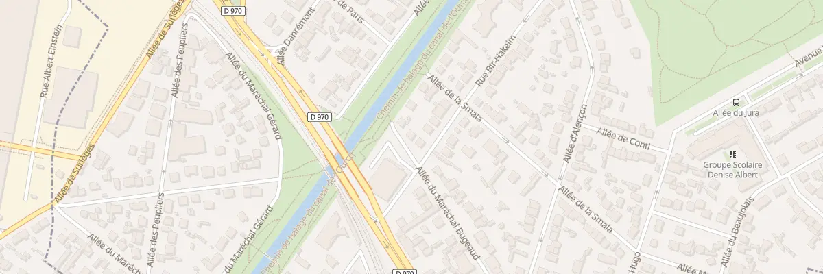 Plan du 28 All du Marechal Bugeaud à Sevran