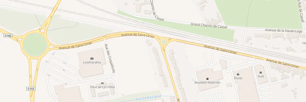 Plan du 421 Rue de Calais à Hazebrouck