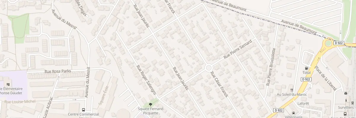 Plan du 38 Rue Jean Jaures à Fosses