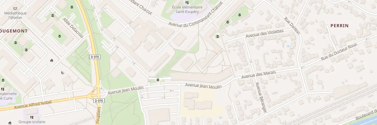 Plan du 3 All Maryse Hilsz à Sevran