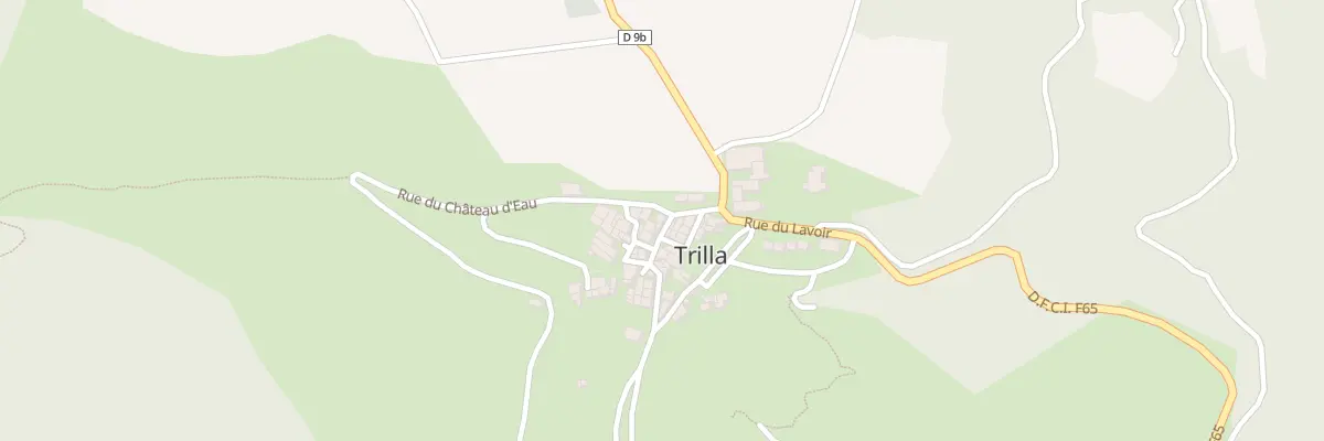 Plan du 8 Le Village à Trilla