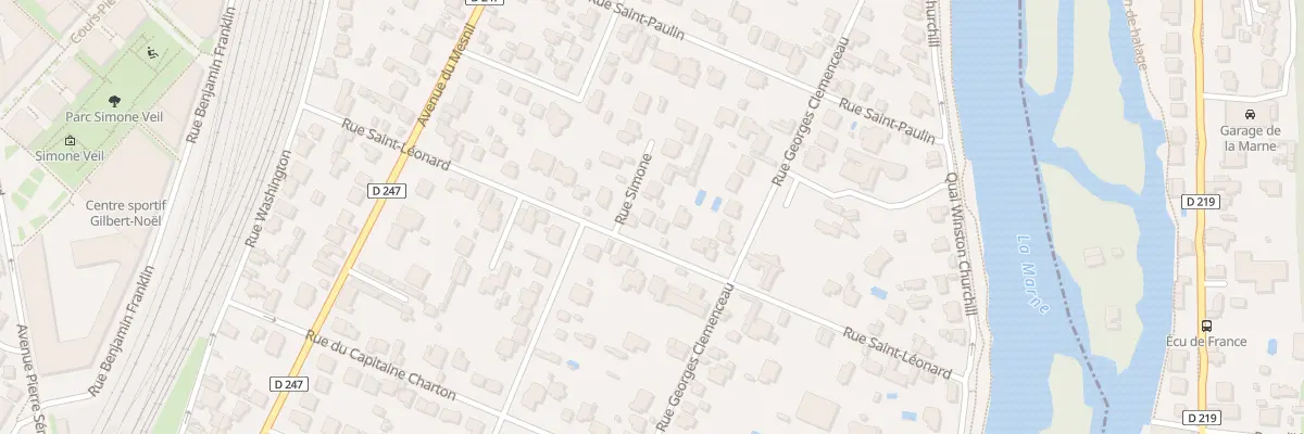 Plan du 21 Rue Saint-Léonard à Saint-Maur-des-Fossés