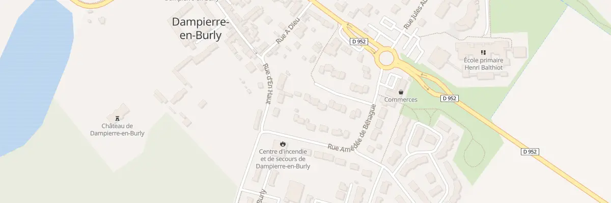 Plan du 13 Rue François Léger à Dampierre-en-Burly