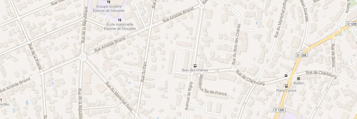Plan du 53 Av de Rigny à Bry-sur-Marne