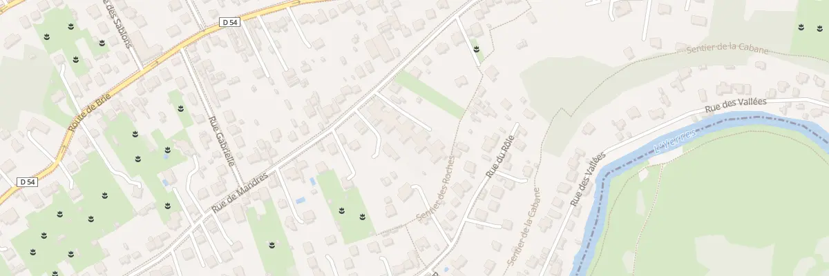 Plan du 66 Rue de Mandres à Brunoy