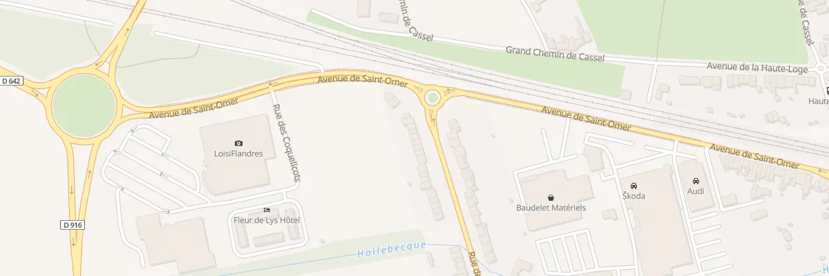 Plan du 415 Rue de Calais à Hazebrouck