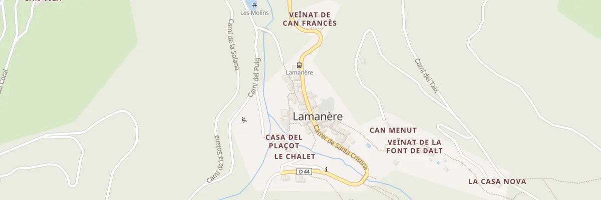 Plan du 1 Cae Cingle à Lamanère