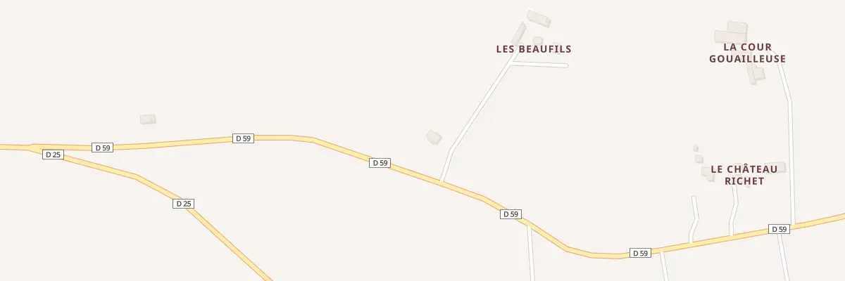 Plan du 1 La Terre Forte à Parassy