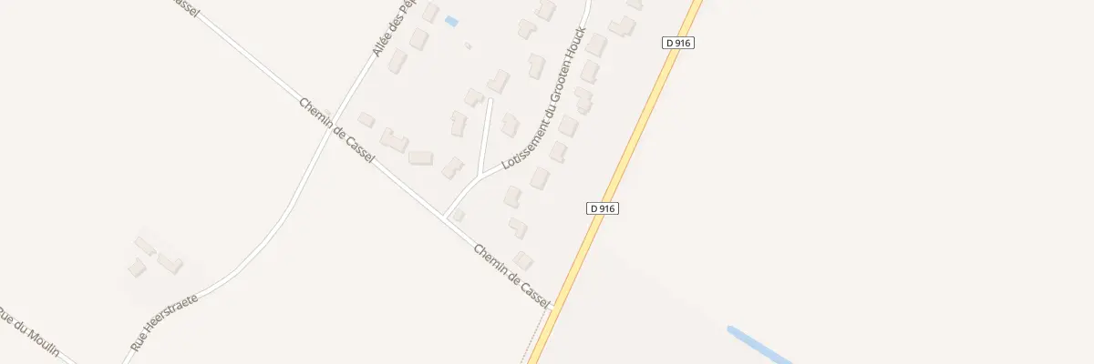 Plan du 6 Lot du Grooten Houck à Morbecque