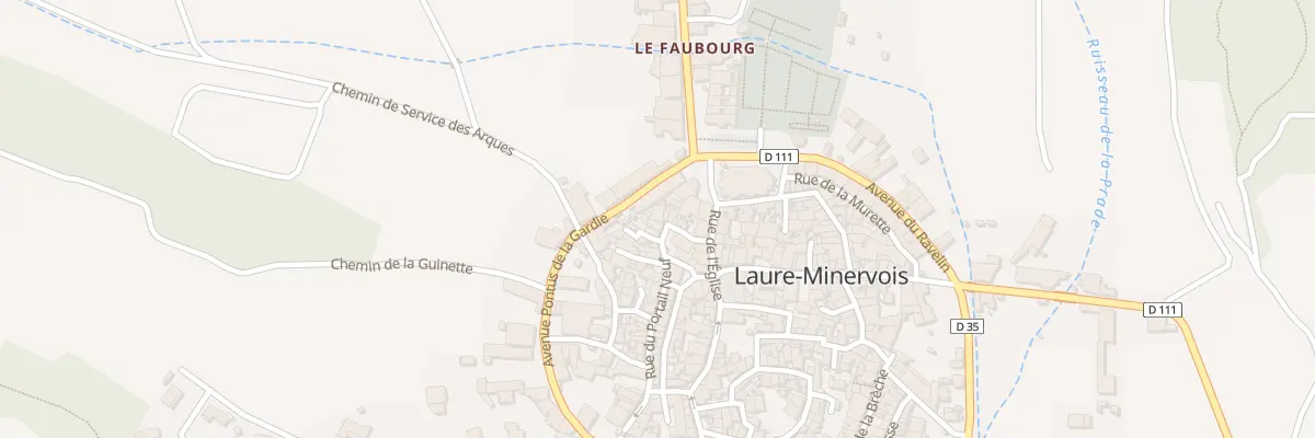 Plan du 2 Rue du Portail Neuf à Laure-Minervois