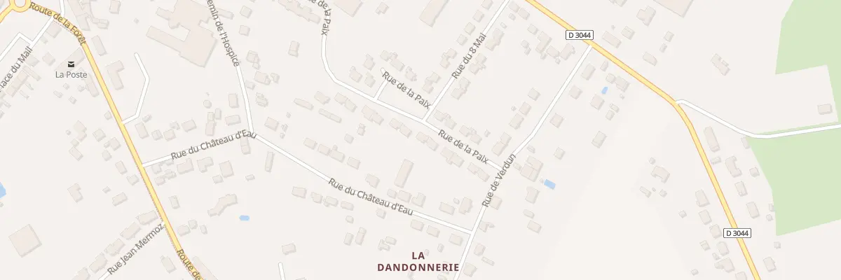 Plan du 11 Rue de la Paix à Lorris