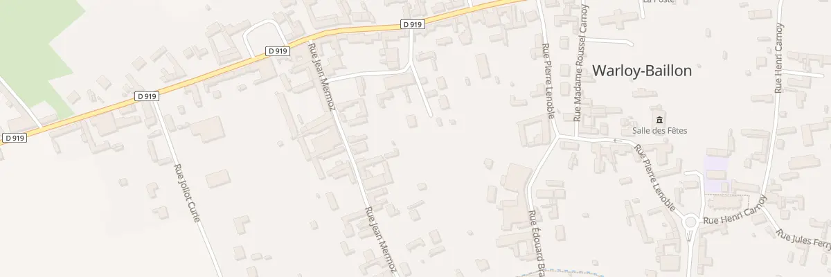 Plan du 6 Rle du Grenadier à Warloy-Baillon