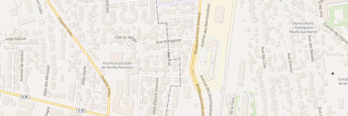 Plan du 6 Rue Coli à Neuilly-Plaisance