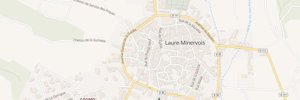 Plan du 40 Gr Grand Rue à Laure-Minervois