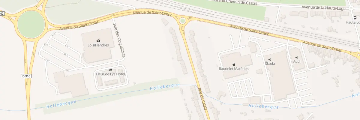 Plan du 399 Rue de Calais à Hazebrouck