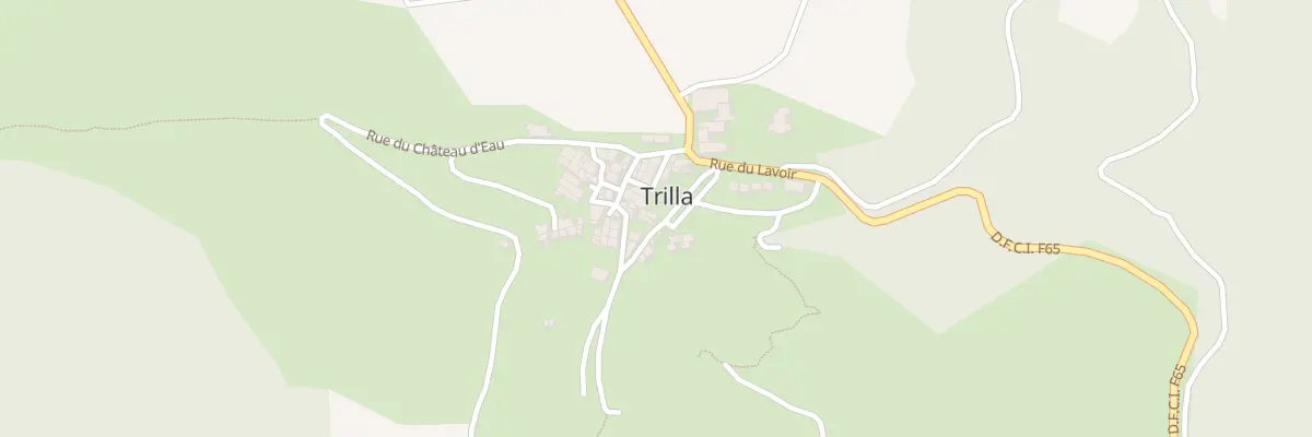 Plan du 50 Le Village à Trilla