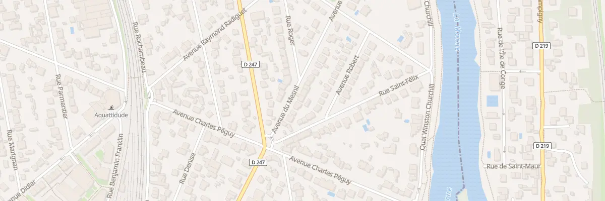 Plan du 88B Av du Mesnil à Saint-Maur-des-Fossés