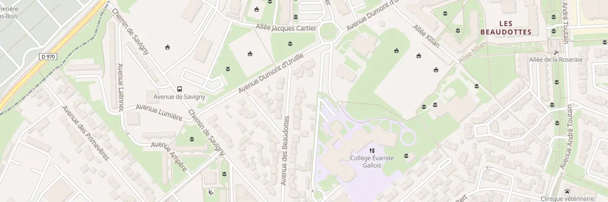 Plan du 34 Av des Beaudottes à Sevran