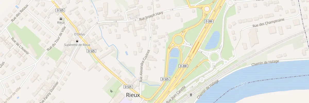 Plan du 14B Rue Alexandre Cuvinot à Rieux