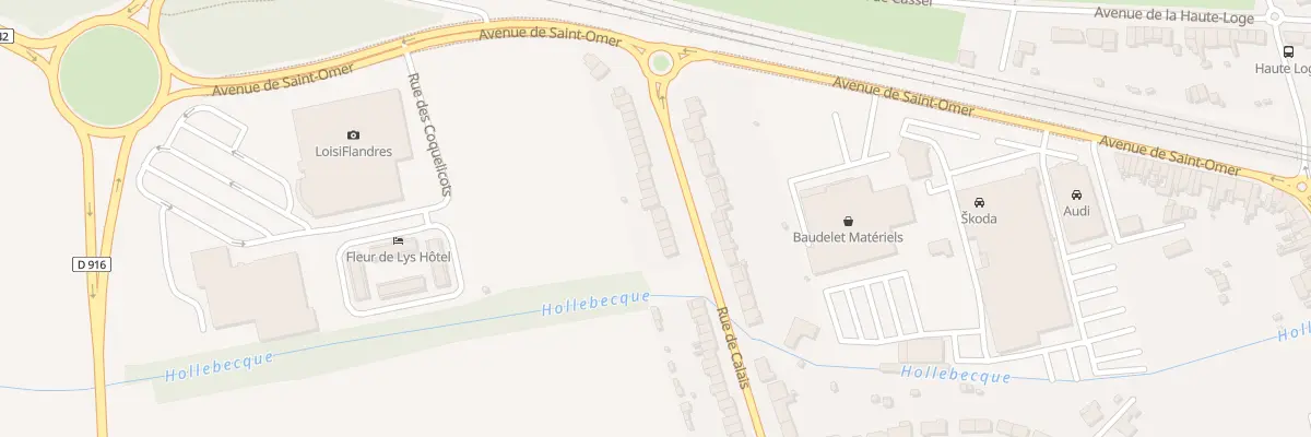 Plan du 397 Rue de Calais à Hazebrouck