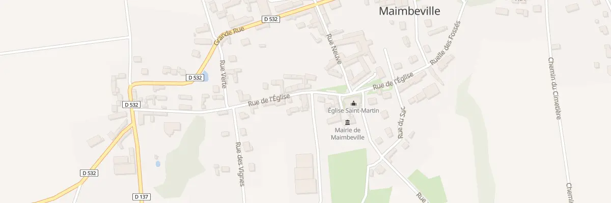 Plan du 18 Rue de l’Eglise à Maimbeville