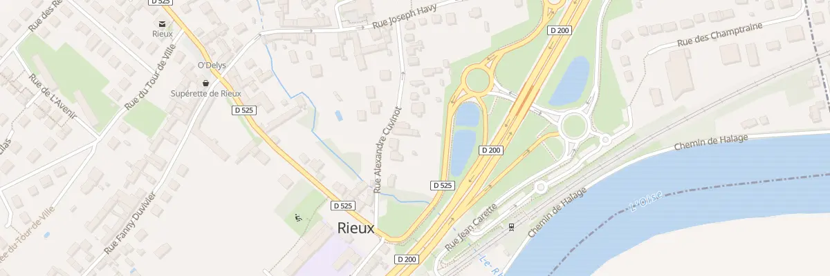 Plan du 12 Rue Alexandre Cuvinot à Rieux