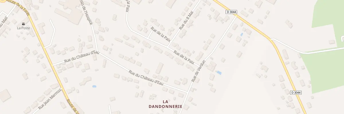 Plan du 9 Rue de la Paix à Lorris