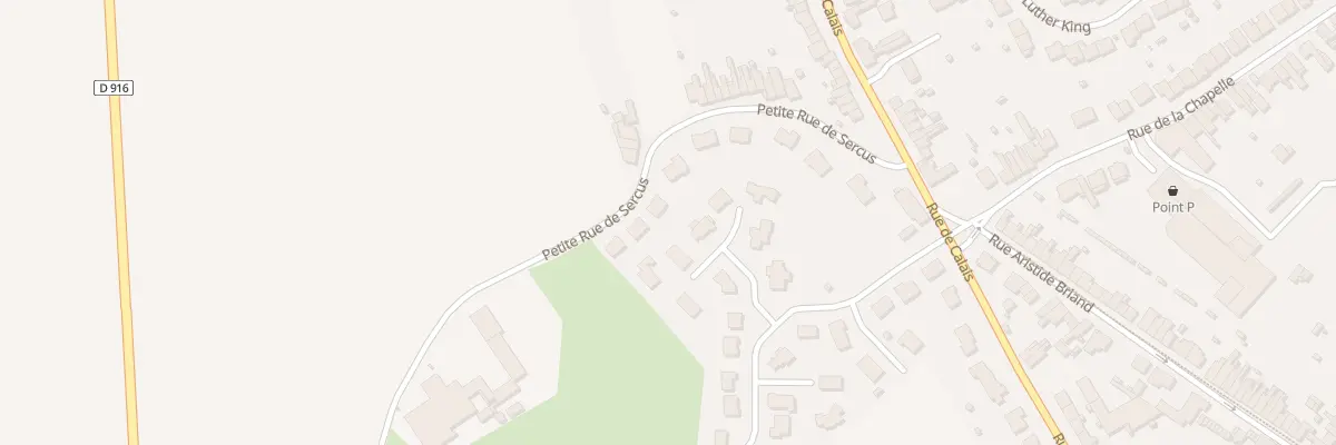 Plan du 13 Petite Rue de Sercus à Hazebrouck