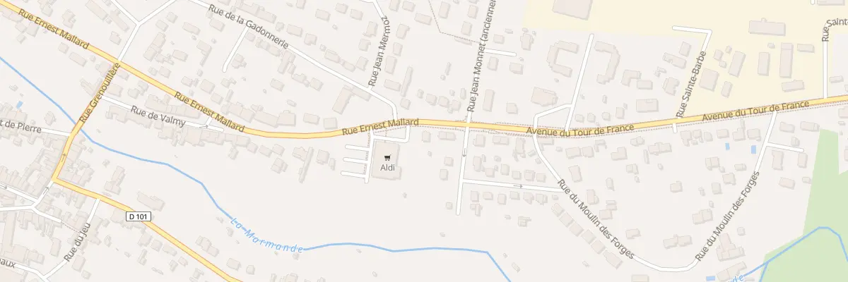 Plan du 82 Rue Ernest Mallard à Saint-Amand-Montrond