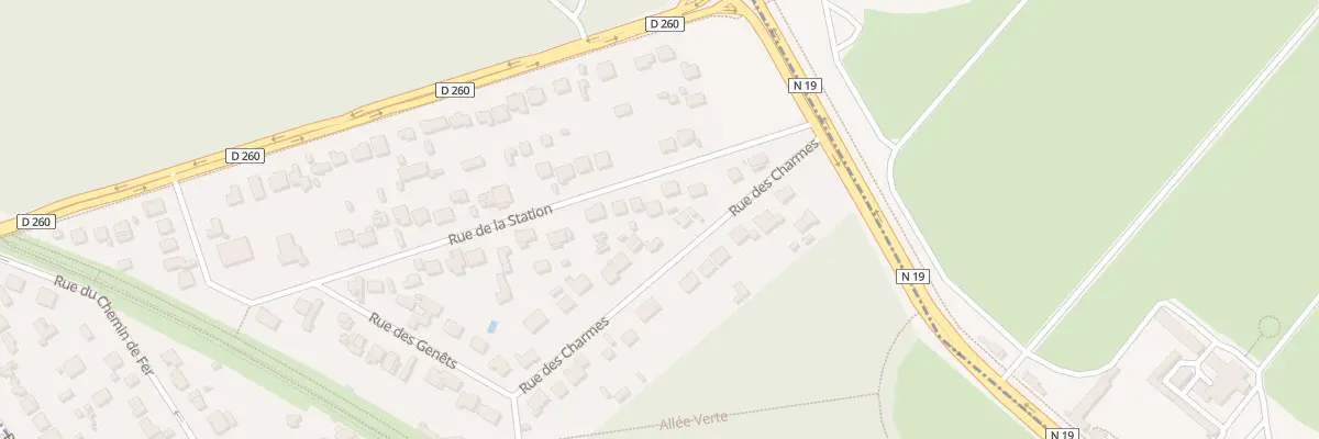 Plan du 8 Rue des Charmes à Villecresnes