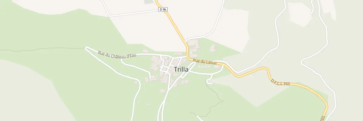 Plan du 6 Le Village à Trilla