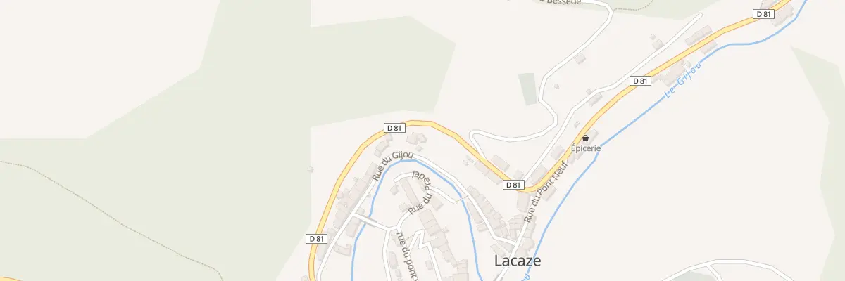 Plan du 28 Rue du Gijou à Lacaze